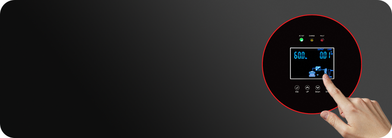 OLED light touch screen